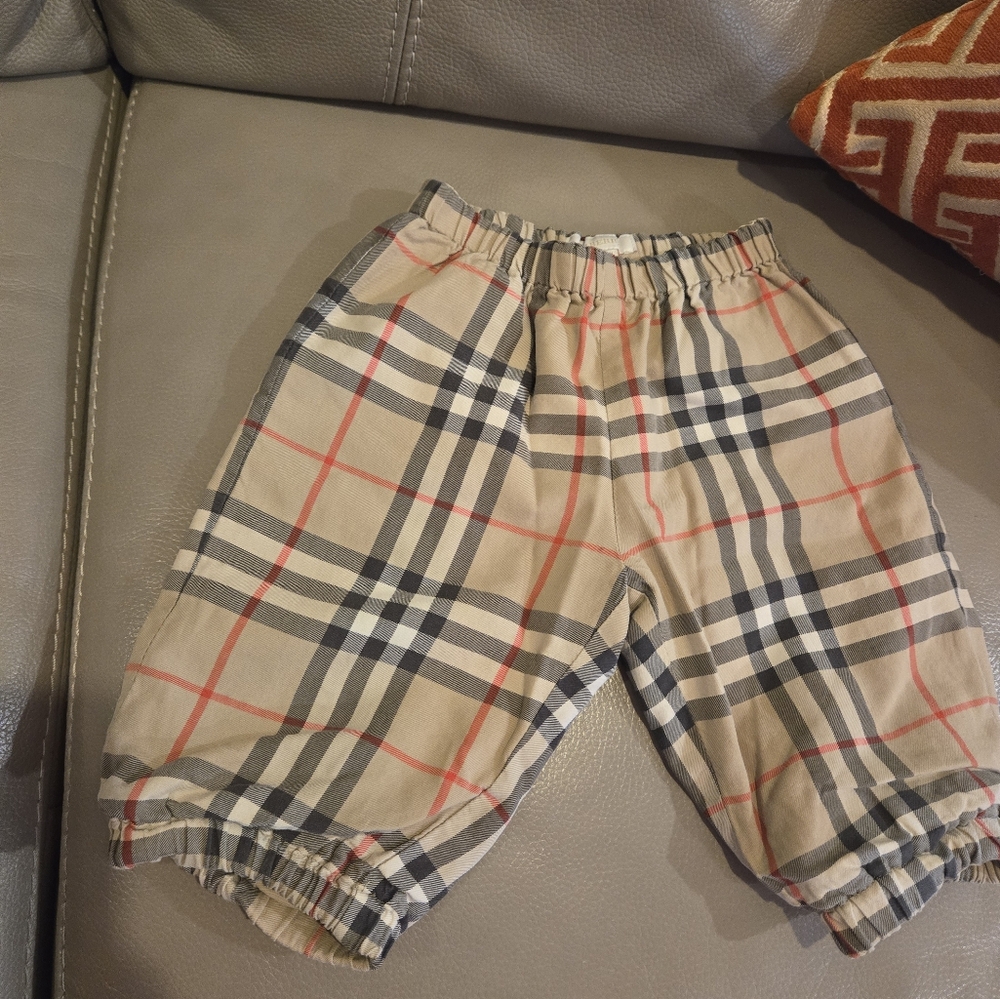Burberry boys pants / bridges 100% cotton Made in Portugal